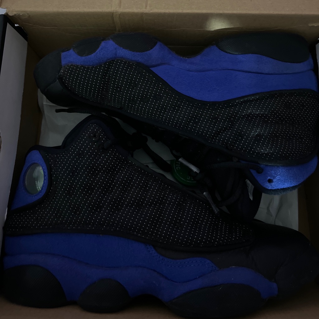 Blue Royal Jordan 13 Size 4 1/2, Has Stockx Tag And Box